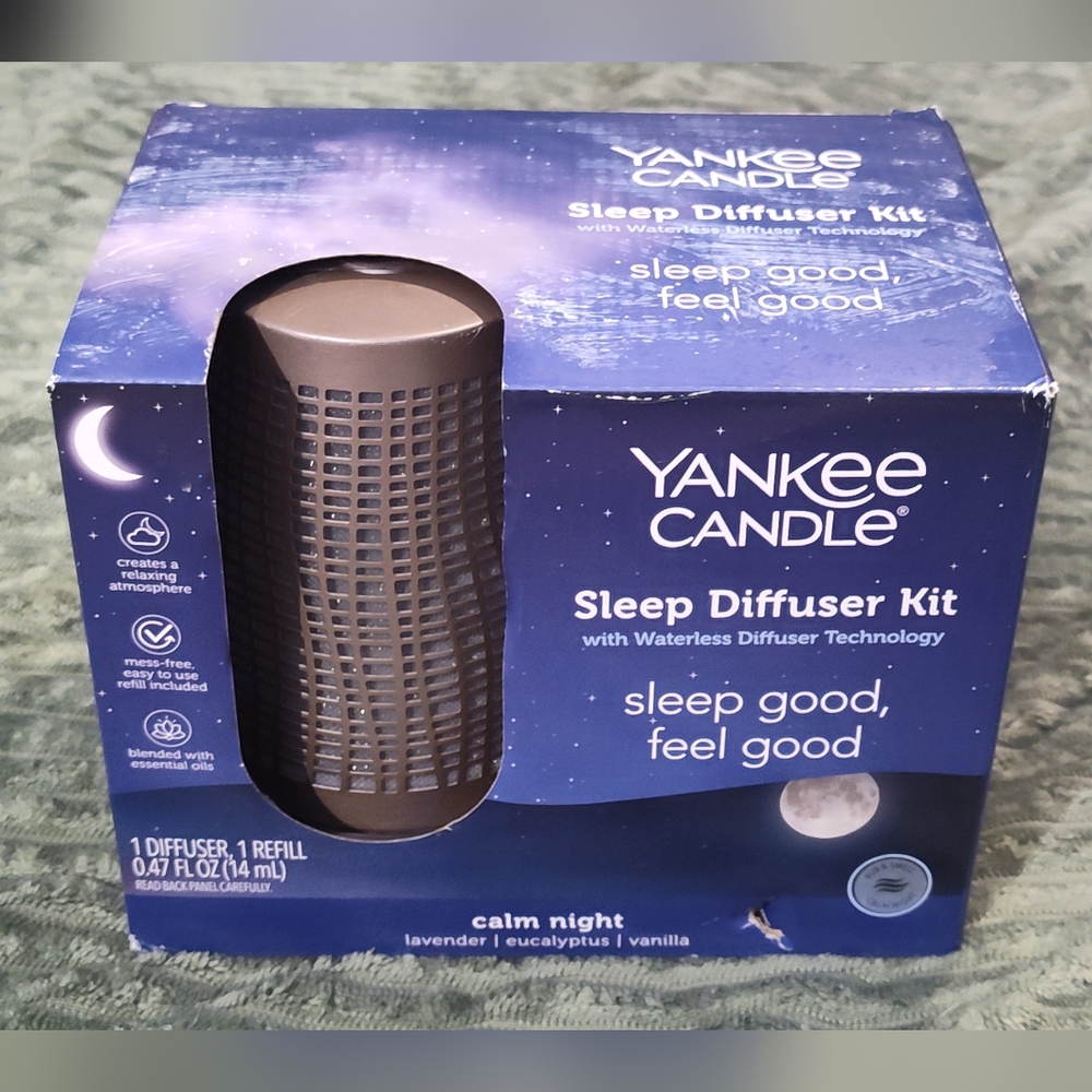 NWT! YANKEE CANDLE Sleep Diffuser Kit